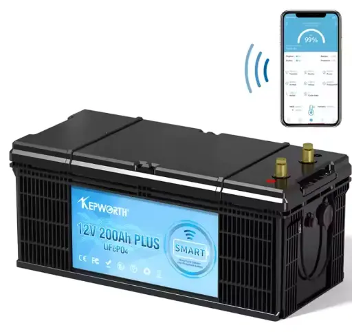 Kepworth 12,8V-200AH accu met bluetooth